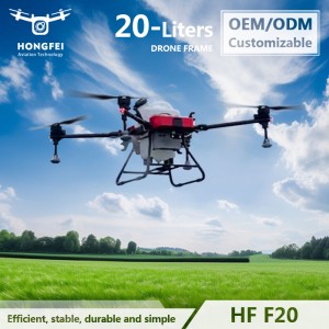 Small 20L Agricultural Plant Protection Uav Cross Folding Drone Frame for Farm Crop Spraying