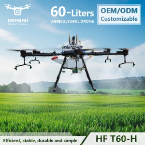 High Efficiency Portable 60L Agriculture Drone Sprayer Remote Control Application Drone in Agricultural