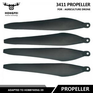 Uav Agricultural Drone Hobbywing 3411 Propeller Adapted to X9 Power System