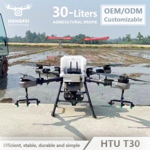 30L Moteur Brushless Drone for Plant Protection Pesticide Spraying Spreading
