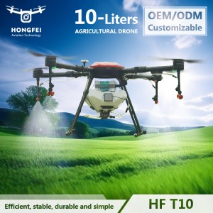 High-Quality T10 Uav Agricultural Spraying 10L Agricultural Sprayer Equipped with Brushless Motor for Agricultural Drone
