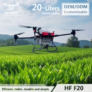 Assembly Foldable Cross Folding Unmanned Uav Frame 20L Agricultural Drone Frame for Plant Protection Orchard Fruit Tree Spraying