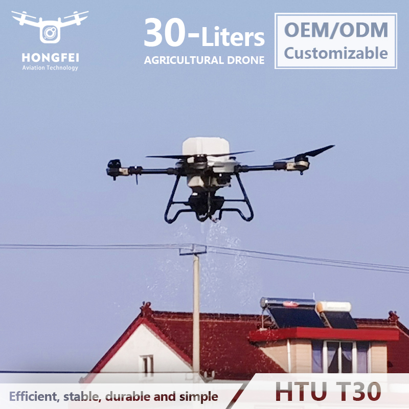30L Plant Protection Pesticide Spraying 45kg Payload Spreading Uav Agricultural Long Range Drone with GPS Featured Image