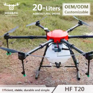 20L All-Terrain Anti-Interference Autonomous IP67 Waterproof Agricultural Spraying Drones for Farm Plant Protection