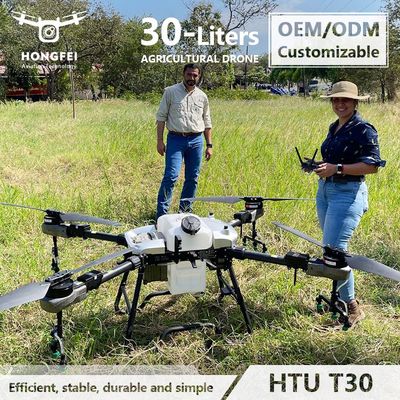 30 Liter Heavy-Duty Foldable Agricultural Crop Spraying Uav Intelligent Multifunctional Agricultural Plant Protection Brushless Drone Featured Image