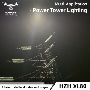HZH XL80 Professional Grade UAV – Tethered High Altitude Lighting