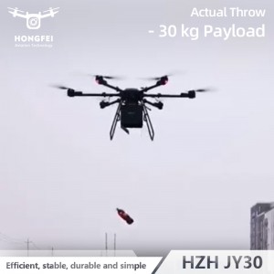 Folding Portable Route Planning 30kg Payload High Flight Altitude Transport Rescue Cargo Delivery Drone with 70 Minutes No Load Endurance
