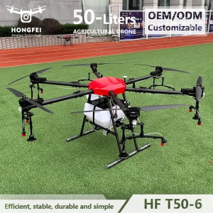 HF T50-6 Agriculture Drone – 50 Liter 6-axis Foldable Transportation