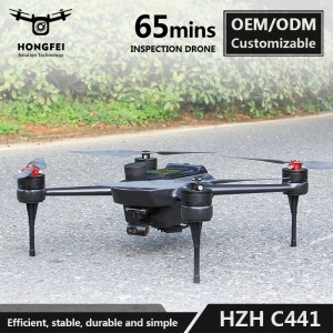 HZH C441 RC Surveillance Drone Factory Direct Uav Remote Control Camera Drones 10km 65mins Long Range Quadcopters Drone Used in Powerline & Pipeline Inspection