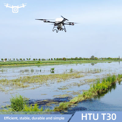 Produção de drones de pulverização de inseticidas com controle remoto e controle remoto de carga útil de 30 litros e custo-benefício de 30 litros com luzes