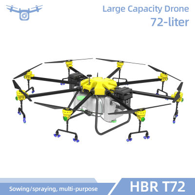 Trending Products Drone Jammer For Sale - Factory Direct Sales RC 72 Liters Long Range Spraying Drone with Camera Agricultural Spraying Drones –  Hongfei
