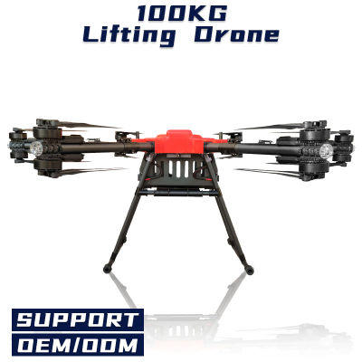 90 Minutes Long Endurance Large Payload 100kg Load Heavy Lifting Delivery Transportation Drone