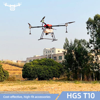Селскостопански UAV пръскачка 4-ос 10L автоматичен полет Земеделски дрон с камера и GPS