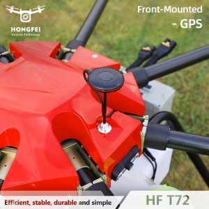 High-Quality Full Carbon Fiber Fuselage 72L Long Flight Heavy-Duty Drone for Pesticide Spraying