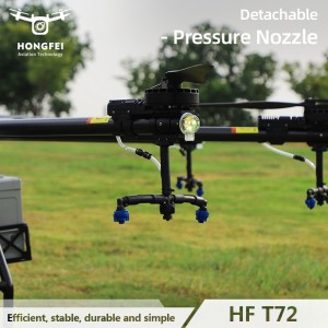 Efficient Agricultural Uav Sprayer 72L Automatic Flight 16 Nozzles Customization Stainless Steel Fastener Uav Drone for Crop Orchard Spraying