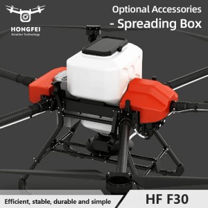 6-Axis 30L Agricultural Spraying Drone Carbon Fiber Frame Fogging Drone Rack