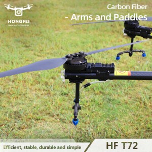 72L Payload Customization Durable 8-20m Spray Width 7075 Aviation Aluminum 42000mAh Battery Spraying Dron Agricultural Drone with Stainless Steel Fastener
