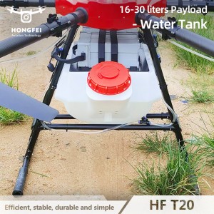 Durable Carbon Fiber Material 20L Plant Protection Drone for Crop Agricultural Spraying