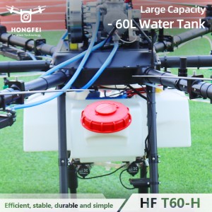 60L Uav Stock Low Price Agricultural Spraying and Spreading Drone with Lights
