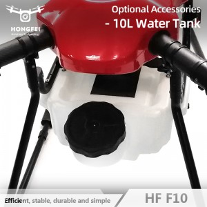 HF F10 10 liter Agricultural Drone Universal Frame – Foldable and Portable Carbon Fiber Waterproof Rack