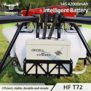Big Payload 72L Capacity High Efficiency Agricultural Spraying Drone Agriculture Spray Drone for Sale