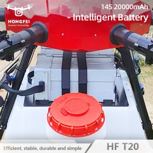 Professional Manufacture Customized 20L Payload Agricultural Pesticides Spraying Uav Low Consumption Long Service Life Agriculture Drone with GPS