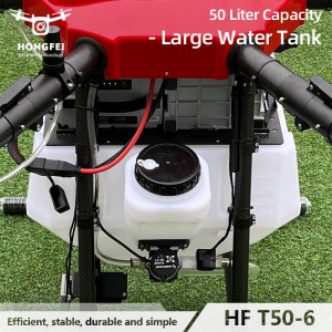 HF T50-6 Agriculture Drone – 50 Liter 6-axis Foldable Transportation