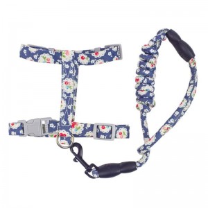 China wholesale Dog Welded Pet Dog Martingale Leash Dog Chain Supplier –  FP-Y2058 Printed Cat Outing Chest Strap – Hon Hai