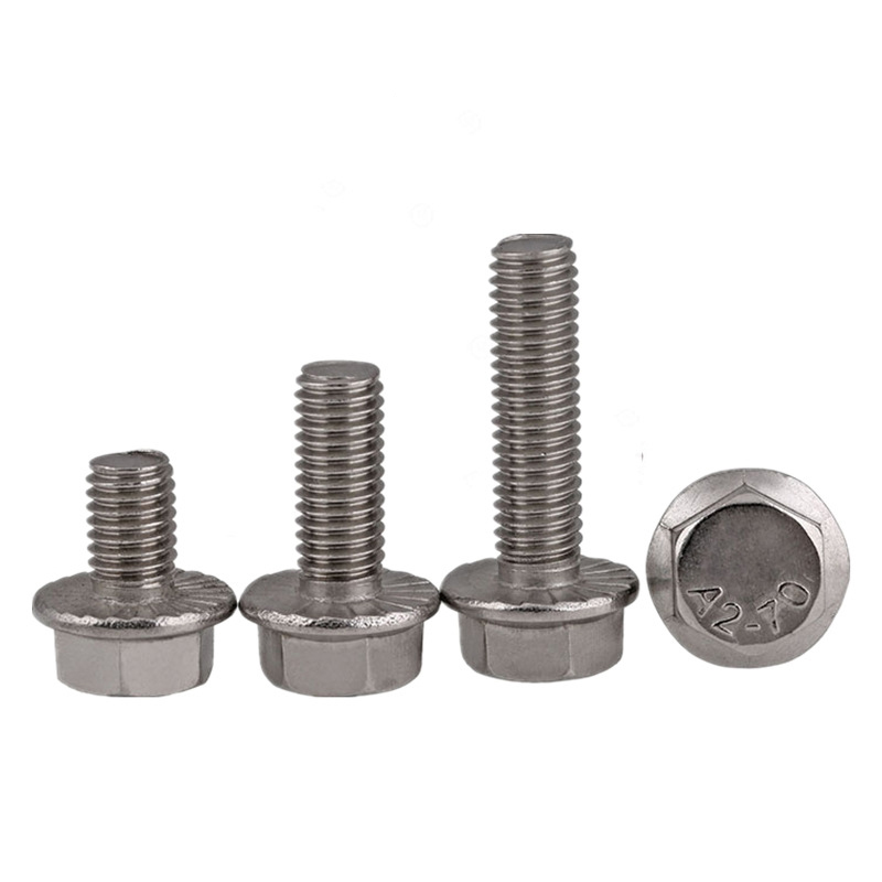 China DIN6921 Serrated Head Flange Bolt Stainless Steel 304 316 ...