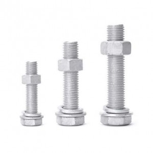 HDG DIN933 Hex Head Bolt Hot Dipped Galvanized