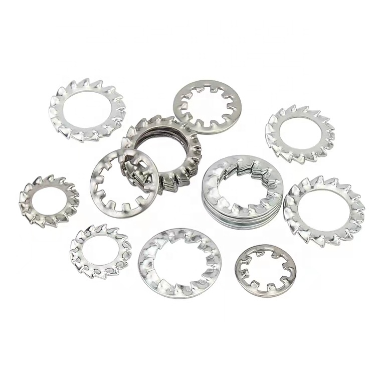 Stainless steel Serrated Lock Washers External Teeth Washer Toothed lock washers with external teeth