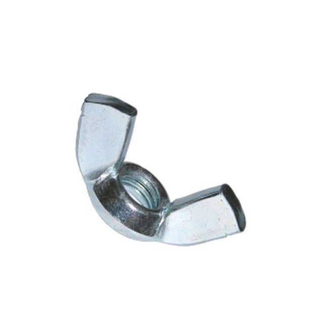 Fastener manufacturer DIN315 Zinc plated Blue and White Butterfly Nuts Wing Nut