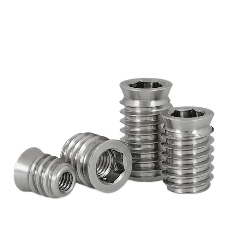 Stainless steel countersunk Furniture Wood Insert Nut with best quality
