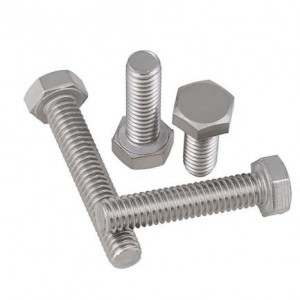 Stainless Steel SUS 304 SUS 316 DIN933 Hex Head Bolt A2-70 A4-80
