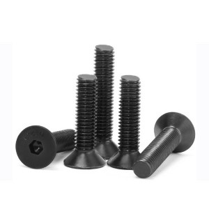 DIN7991 Hex Socket Countersunk Screw Grade Carbon Steel Black Oxide Grade 8.8 10.9
