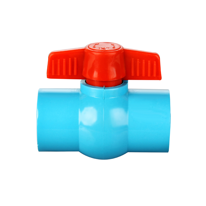 China New Product Double Check Valve - PVC irrigation plastic ball valve Blue – Hongke
