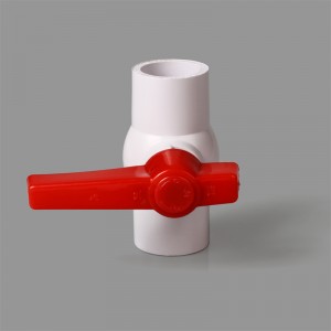 PVC valve with long handle ball valve