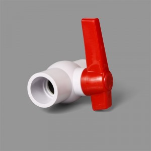 PVC valve with long handle ball valve