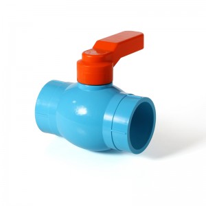 Thailand pvc ball valve with colorful bax