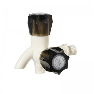 China Factory for Pvc Ball Valve With Foot - Double Angle Valve ABS Faucet – Hongke