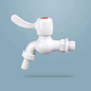 Hongke Plastic PVC Water With Nozzle Hose Bib Cock Faucet