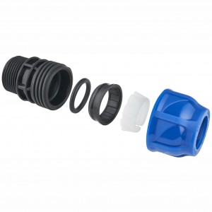 PP Compression Fittings Pn16/PN10 Male