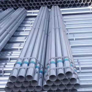 Factory Cheap Hot Thin Wall Galvanized Pipe – Galvanized round steel pipe – Hongmao