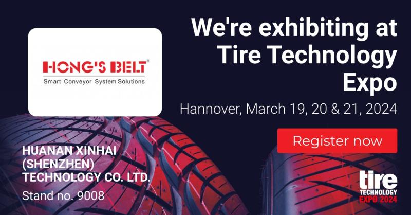 HONG'S BELT-ek Tire Technology Expo Hannover 2024ra joateko gonbidatzen zaitu