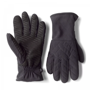 Quilted softshell touch glove