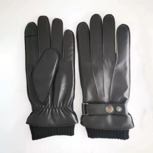 Men’s Fully External Sewn Conductive Leather Gloves
