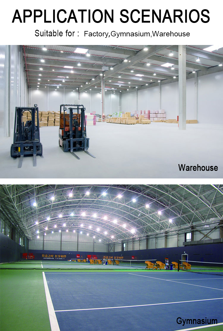 50w-250w LED high bay lights for factory warehouse lighting (7)