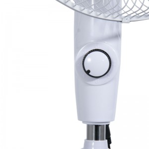 Floor-standing electric fan household vertical silent energy-saving large wind solar fan