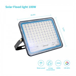 Top Suppliers Best Selling Led Flood Light - Aluminum housing outdoor solar led street light IP67 waterproof with remote control – Hongzhun
