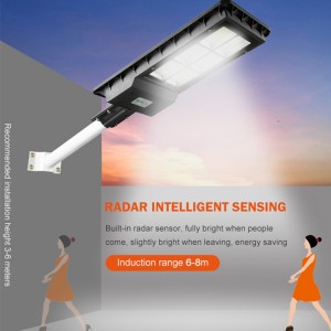 waterproof ip65 outdoor solar led street light with motion sensor dusk to dawn